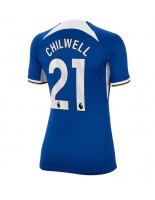 Chelsea Ben Chilwell #21 Domácí Dres pro Dámské 2023-24 Krátký Rukáv